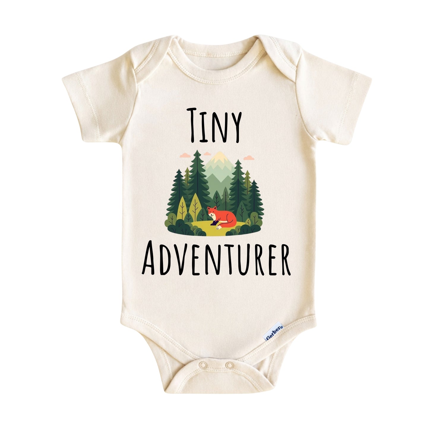 Tiny Adventurer Baby Onesie