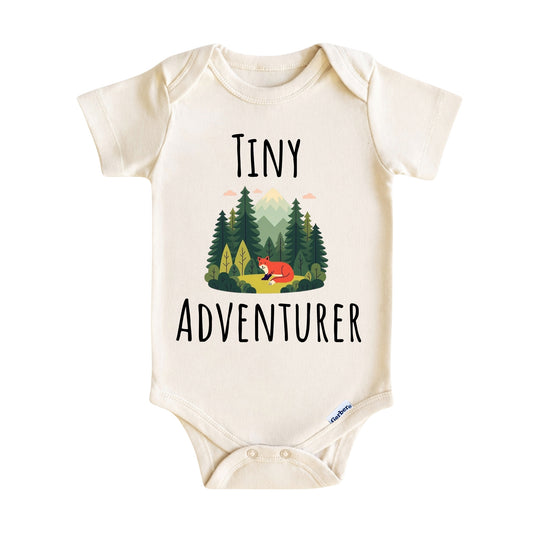 Tiny Adventurer Baby Onesie