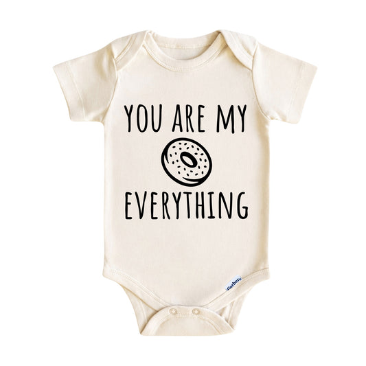 You Are My Everything Baby Onesie® - Bagel Baby Bodysuit for Boys and Girls