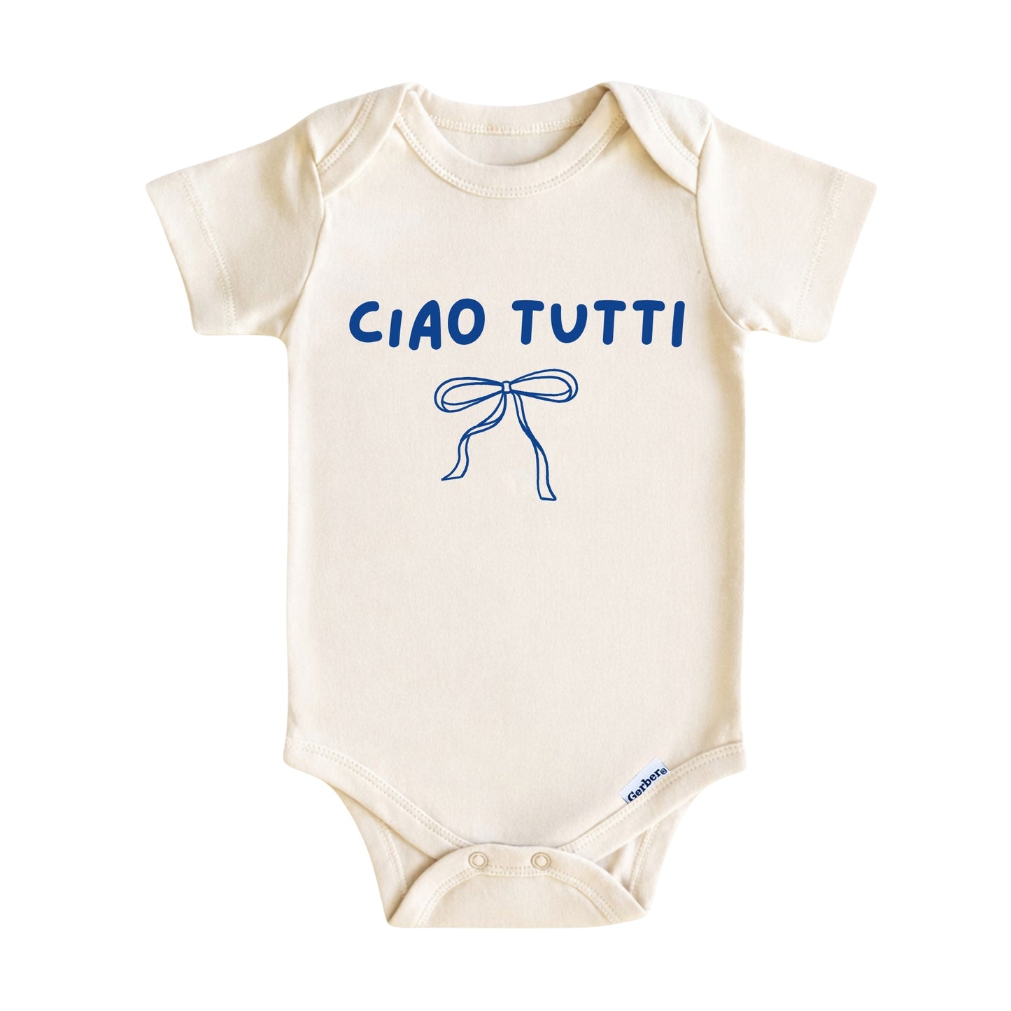 Ciao Tutti Baby Onesie ® – Italian Baby Bodysuit for Boys and Girls