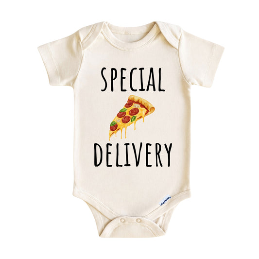 Special Delivery Baby Onesie® - Pizza Baby Bodysuit for Boys and Girls