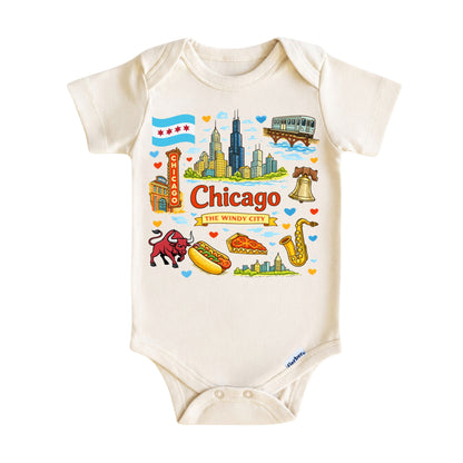 Chicago The Windy City Kids T-Shirt