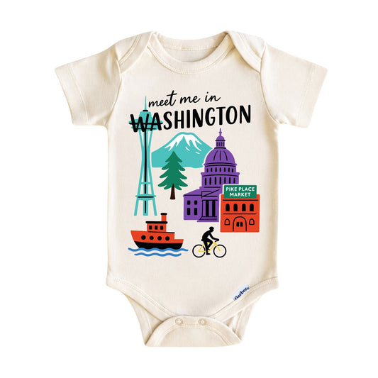 Washington Baby Onesie® - Kids Vacation T-Shirt