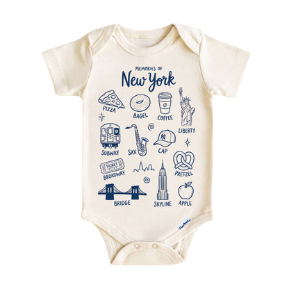 New York Baby ONESIE ®, Baby Bodysuit for Boys Girls, NYC Newborn Gifts