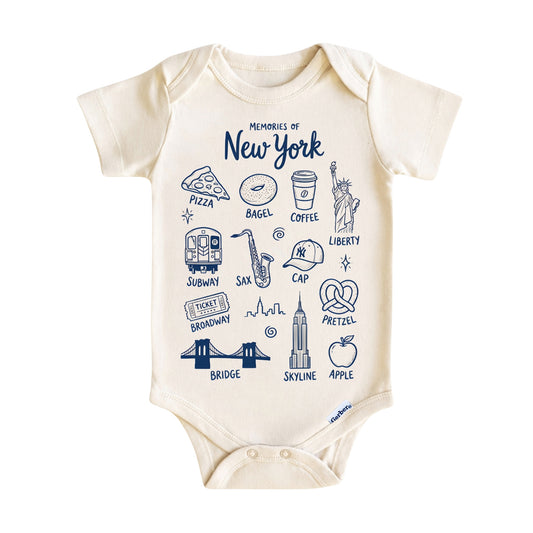 New York Baby ONESIE ®, Baby Bodysuit for Boys Girls, NYC Newborn Gifts