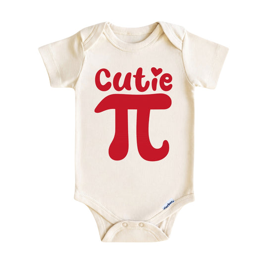 Cutie Pi Baby Onesie ® – Funny Math Baby Bodysuit for Boys and Girls