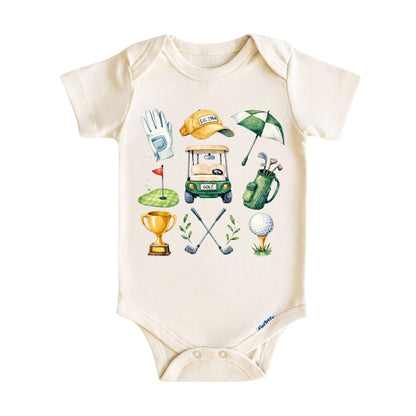 Vintage Golf Baby Onesie ® – Golf Baby Bodysuit for Boys and Girls