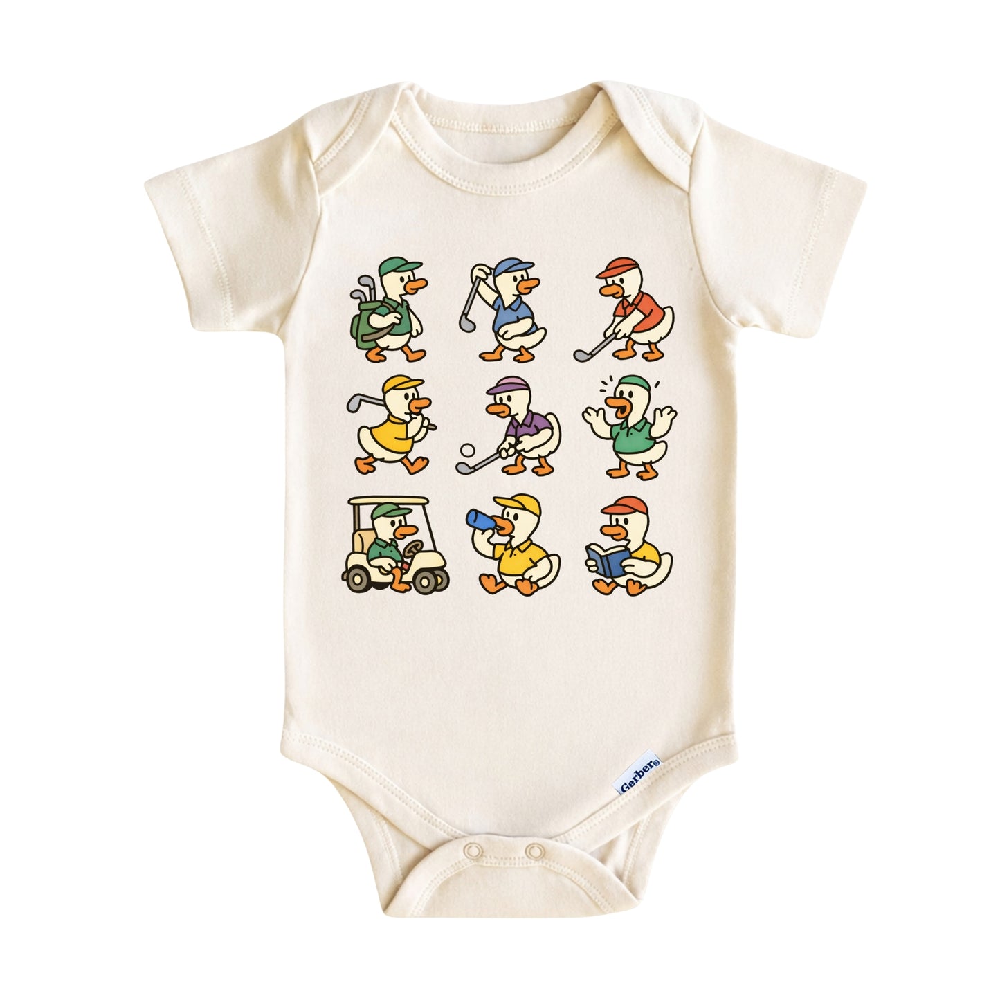Golfer Baby Onesie ® – Funny Golf Baby Bodysuit for Boys and Girls