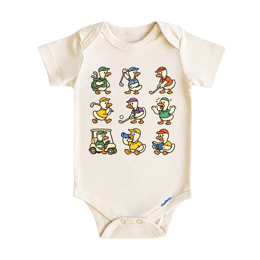 Golfer Baby Onesie ® – Funny Golf Baby Bodysuit for Boys and Girls