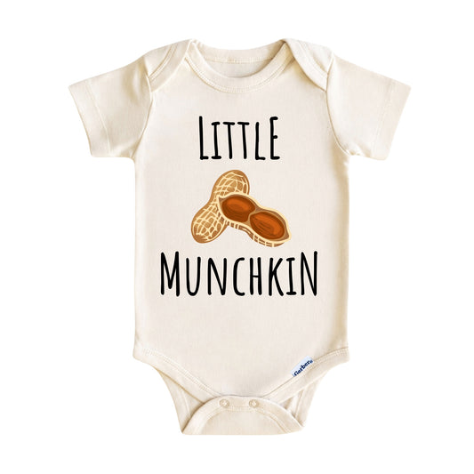 Little Munchkin Baby Onesie ® – Peanut Baby Bodysuit for Boys and Girls