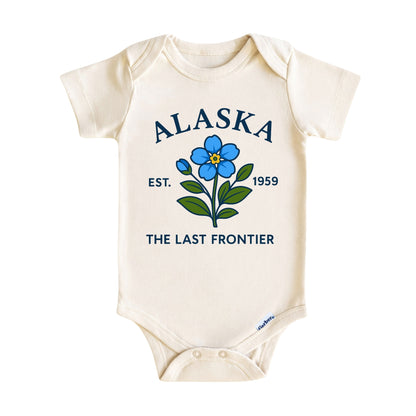 Alaska Forget-Me-Not Flower Kids T-Shirt