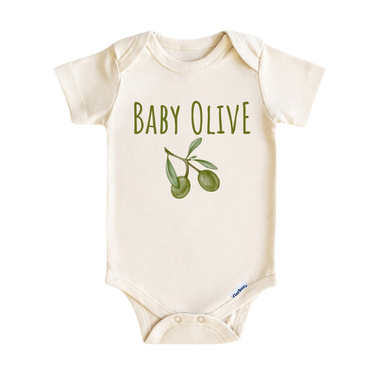 Baby Olive Baby Onesie ® – Olive Baby Bodysuit for Boys and Girls