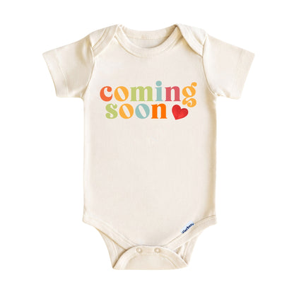 Coming Soon Baby Onesie® - Baby Bodysuit for Boys and Girls