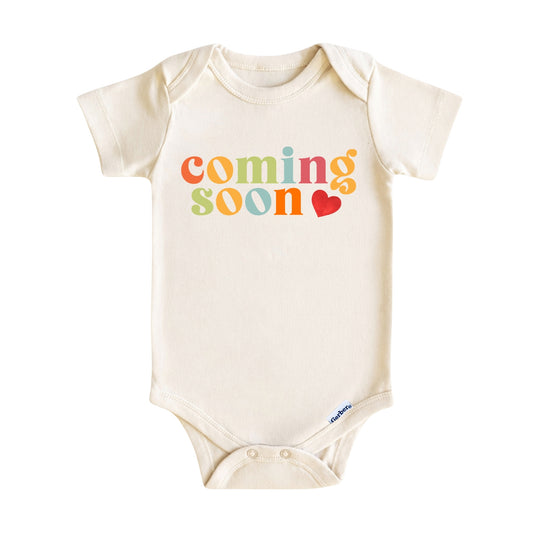 Coming Soon Baby Onesie® - Baby Bodysuit for Boys and Girls