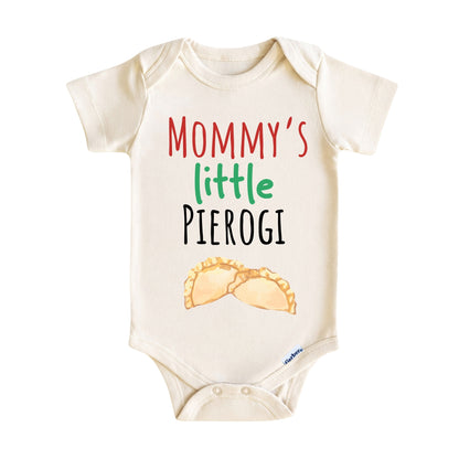 Mommy’s Little Pierogi Baby Onesie ® – Polish Food Baby Bodysuit for Boys and Girls