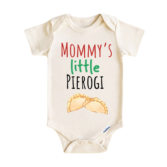 Mommy’s Little Pierogi Baby Onesie ® – Polish Food Baby Bodysuit for Boys and Girls