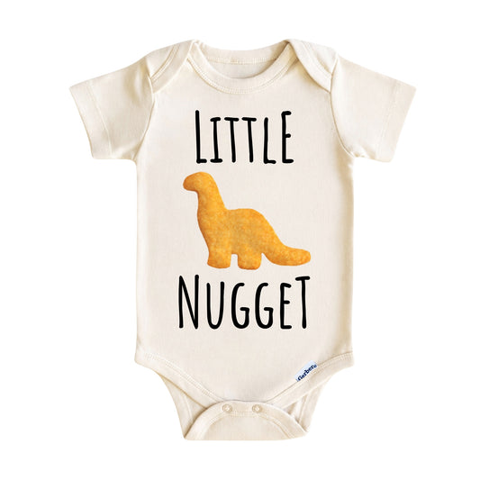 Little Nugget Baby Onesie ® – Dino Nugget Baby Bodysuit