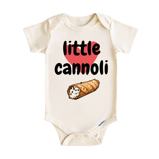 Little Cannoli Baby Onesie ® – Italian Baby Bodysuit for Boys and Girls