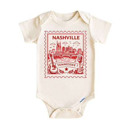 Nashville Tennessee Baby Vintage Postage Stamp ONESIE®