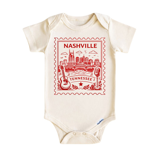 Nashville Tennessee Baby Vintage Postage Stamp ONESIE®
