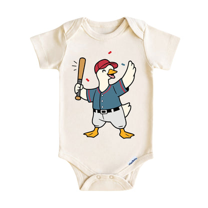 Baseball Goose Baby Onesie® - Baby Bodysuit for Boys and Girls