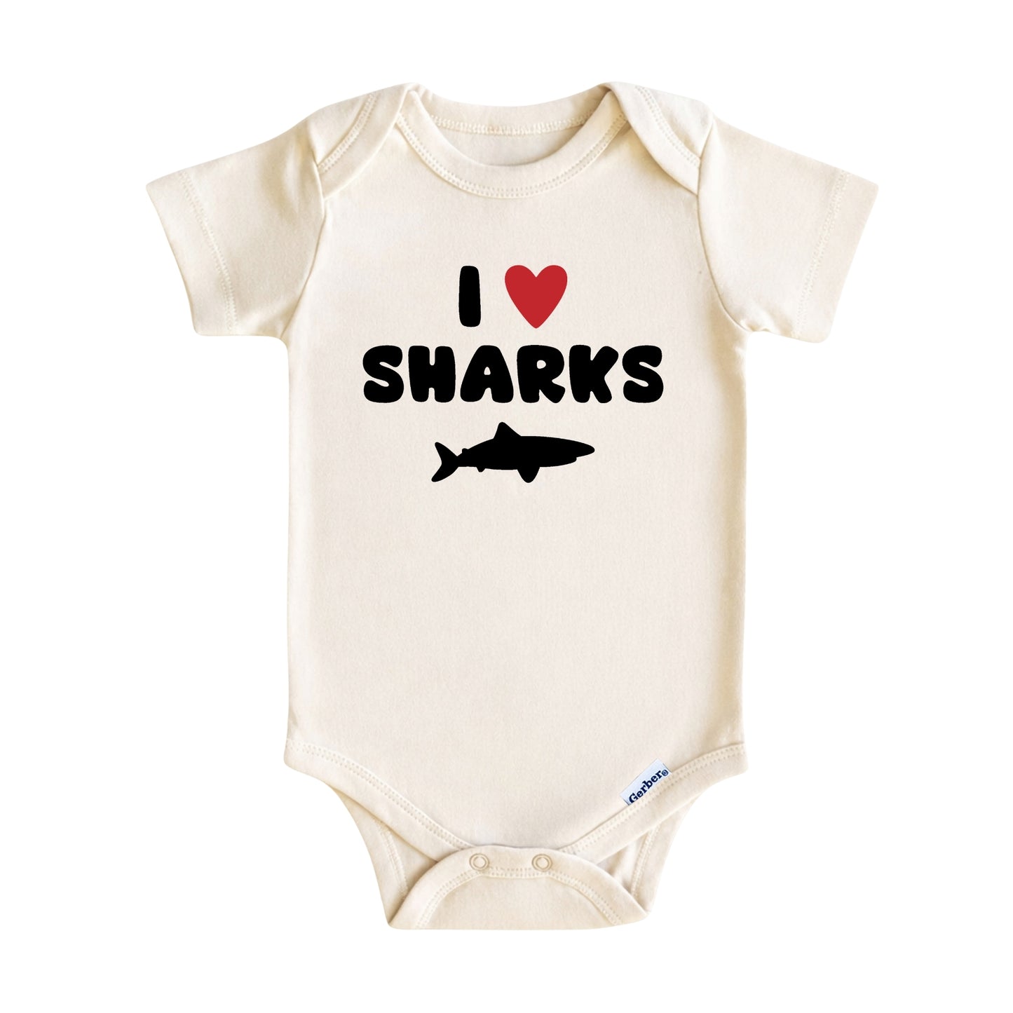 I Love Sharks Kids T-Shirt