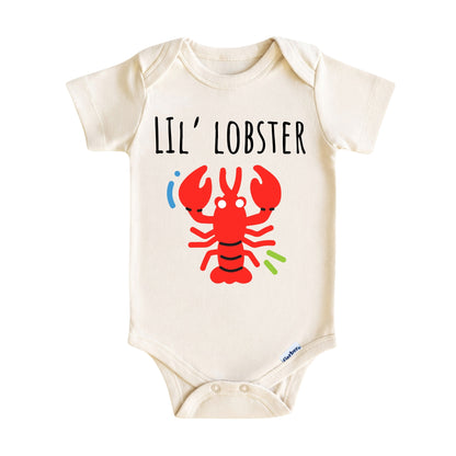 Lil’ Lobster Baby Onesie® - Lobster Baby Bodysuit for Boys and Girls