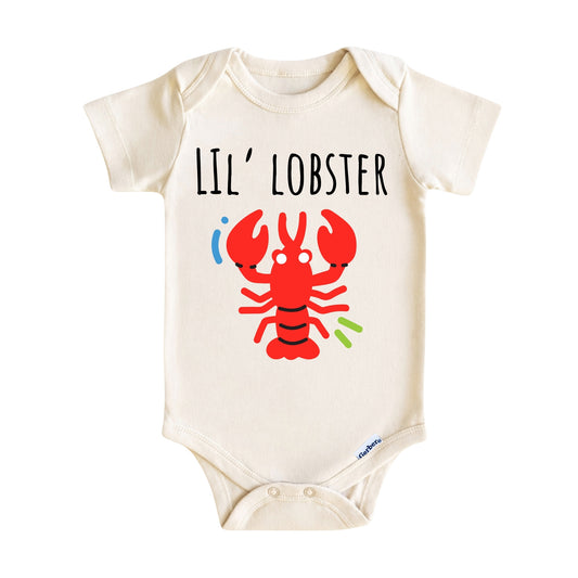 Lil’ Lobster Baby Onesie® - Lobster Baby Bodysuit for Boys and Girls