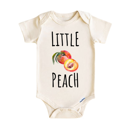Little Peach Baby Onesie ® – Peach Baby Bodysuit for Boys and Girls
