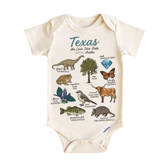 Texas Baby Onesie® - Baby Bodysuit for Boys and Girls