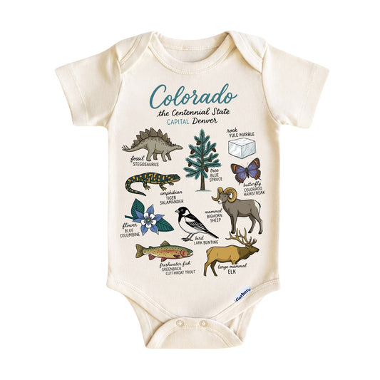 Colorado Baby Onesie ®, Colorado Baby Bodysuit for Boys Girls