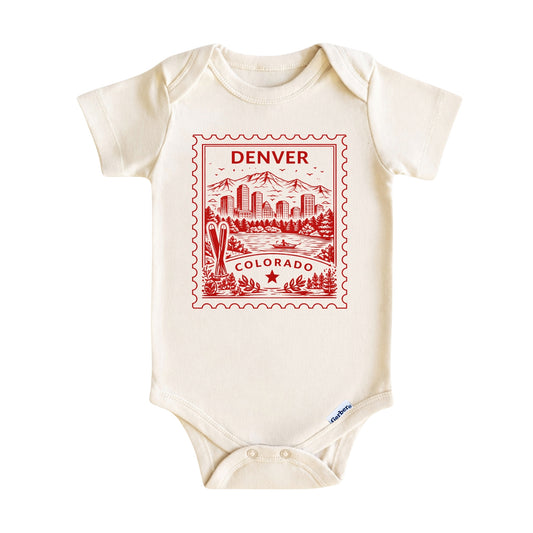 Denver Colorado Baby Vintage Postage Stamp ONESIE®