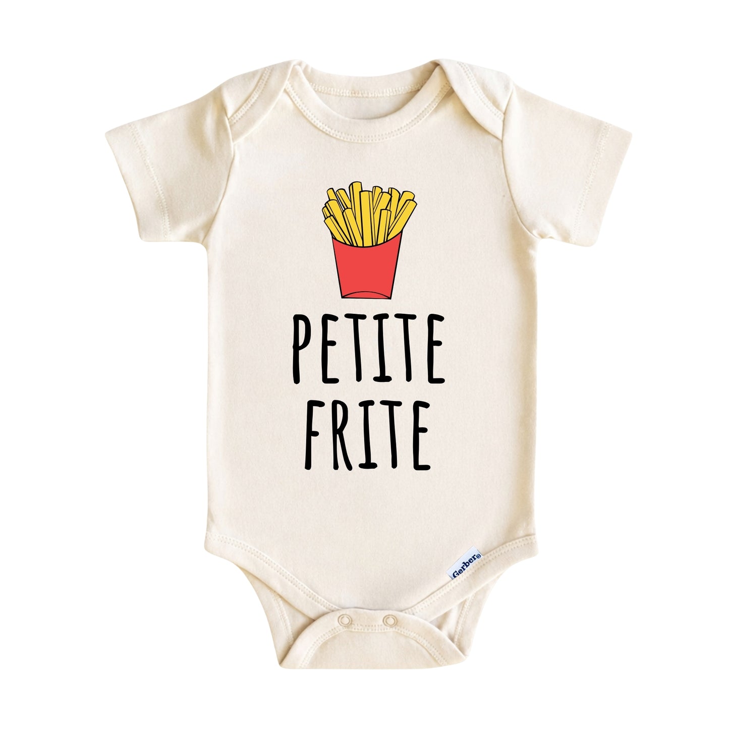 Petite Frite Baby Onesie ® – French Fries Baby Bodysuit for Boys and Girls