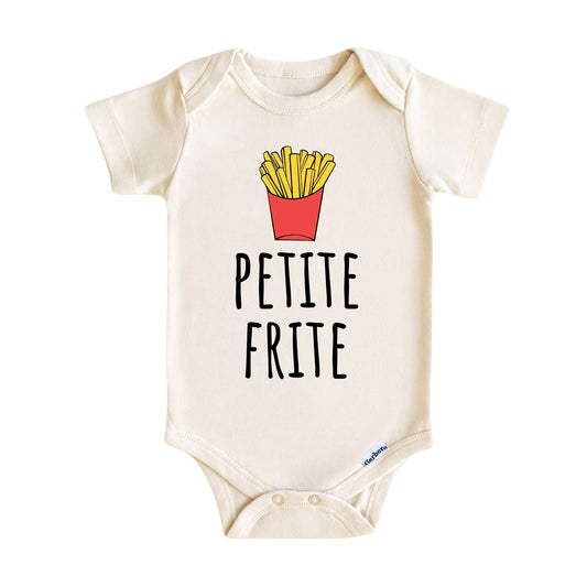 Petite Frite Baby Onesie ® – French Fries Baby Bodysuit for Boys and Girls