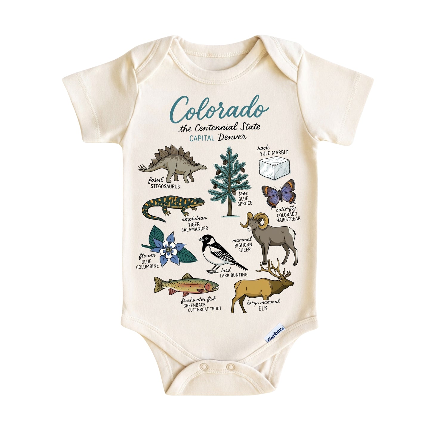 Colorado Baby Onesie® - Baby Bodysuit for Boys and Girls