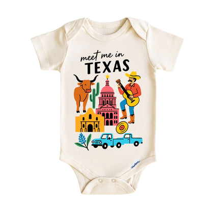 Texas Baby Onesie® - Texas Kids Vacation T-Shirt