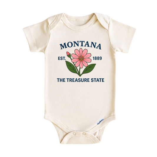 Montana State Floral Baby ONESIE®