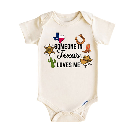 Someone in Texas Loves Me Baby ONESIE®