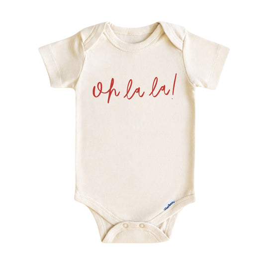 Oh La La Baby Onesie ® – French Style Baby Bodysuit for Boys and Girls
