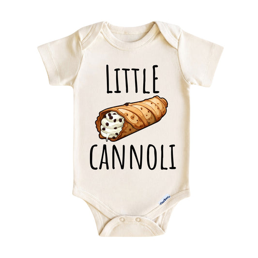 Little Cannoli Baby Onesie ® – Italian Baby Bodysuit for Boys and Girls
