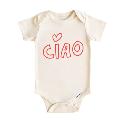 Ciao Baby Onesie ® – Italian Baby Bodysuit for Boys and Girls