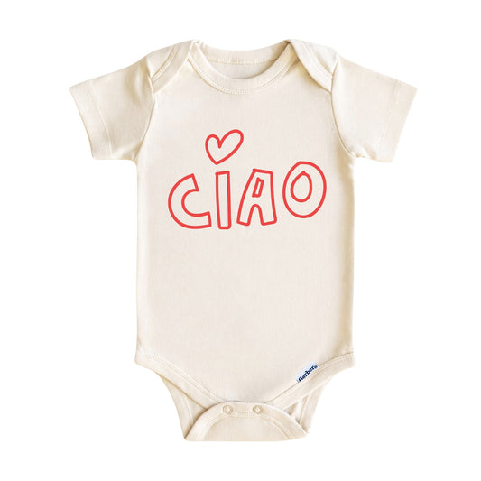 Ciao Baby Onesie ® – Italian Baby Bodysuit for Boys and Girls