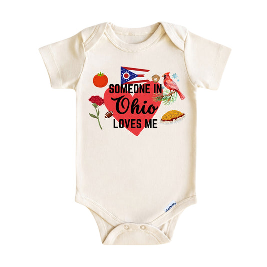 Someone in Ohio Loves Me Baby ONESIE®