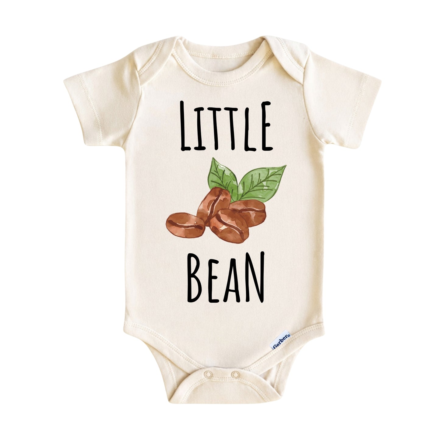 Little Bean Baby Onesie ® – Coffee Lover Baby Bodysuit for Boys and Girls