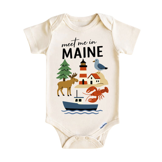 Maine Baby Onesie® - Kids Vacation T-Shirt