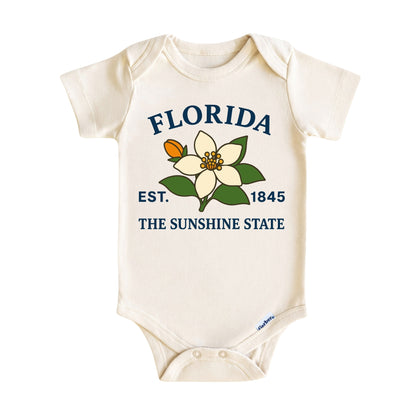 Florida Orange Blossom Flower Kids T-Shirt