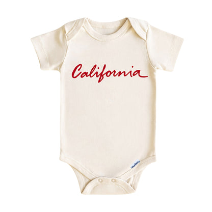 Minimal California Baby Bodysuit for Boys and Girls