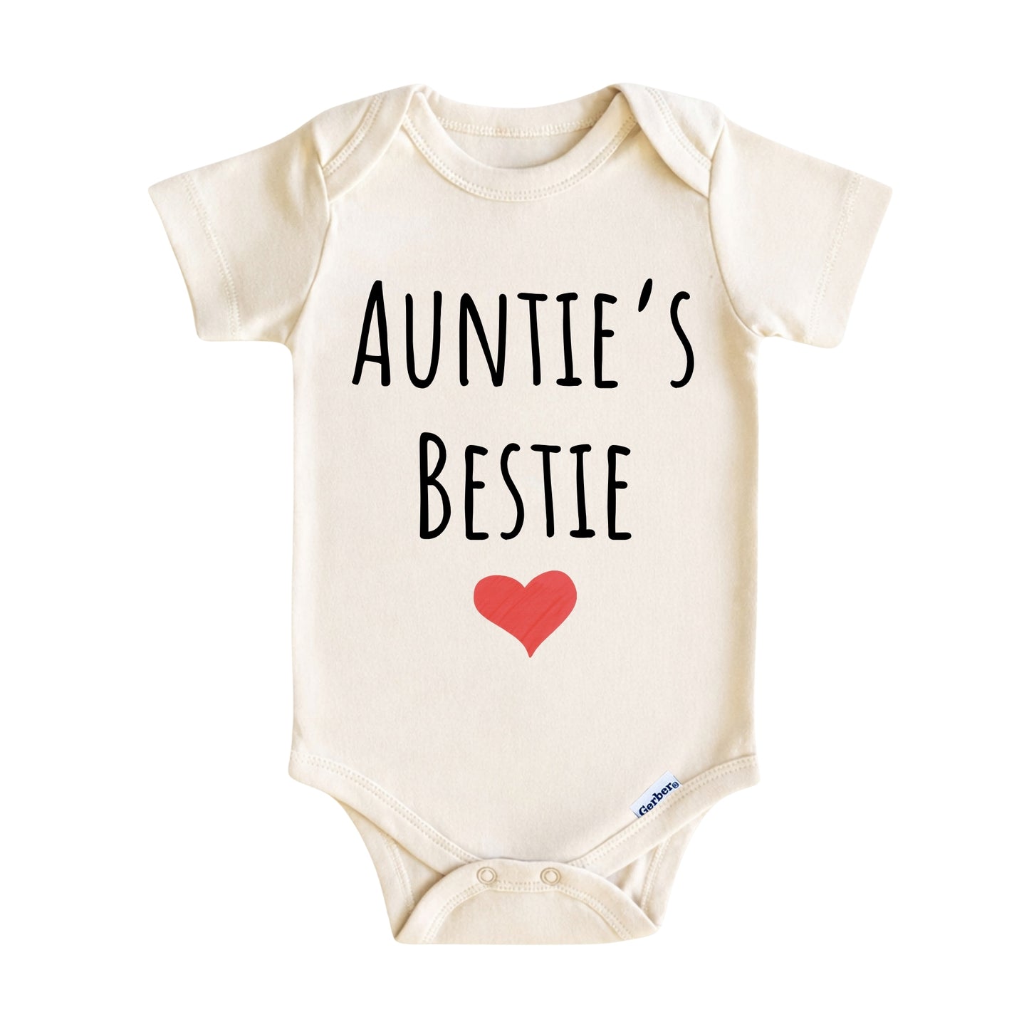 Auntie’s Bestie Baby Onesie ® – Aunt Baby Bodysuit for Boys and Girls