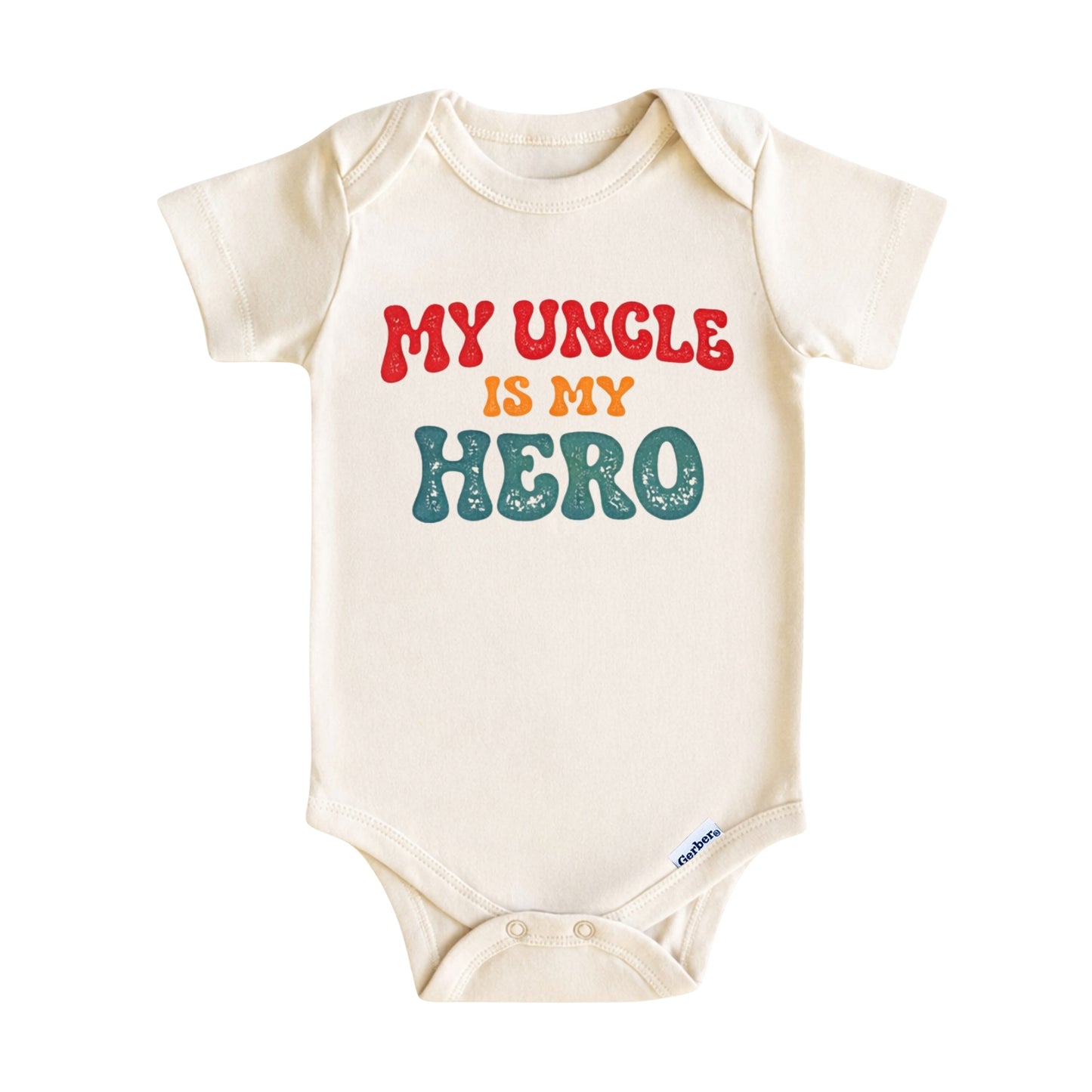 My Uncle Is My Hero ONESIE ®, Baby Bodysuit for Boys Girls