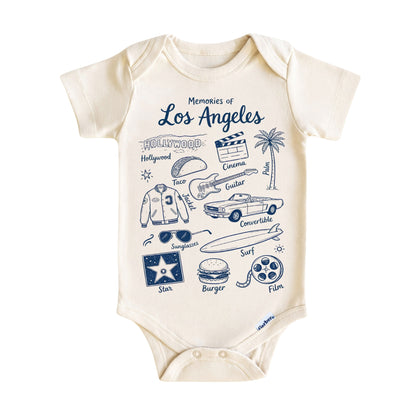 Los Angeles Baby ONESIE ®, Baby Bodysuit for Boys Girls, California Newborn Gifts